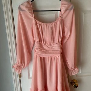 Light pink/ peach dress